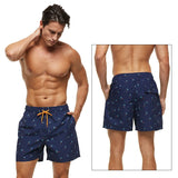 Men's DATIFER Swim Mesh Liner Polyester Quick Dry Print Toons/Graphic Board Shorts
