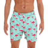 Men's DATIFER Swim Mesh Liner Polyester Quick Dry Print Toons/Graphic Board Shorts