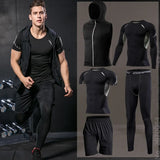 Men's Sets Training Tracksuit Fitness Athletic