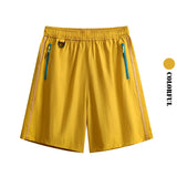 DRUR Women's Nylon Lightweight Summer Shorts With Pockets + Drawstring