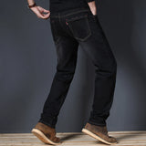 Washed Straight Jeans Casual For Men