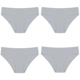 4PCS Set Women's Panties Silk Lingerie