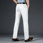 Men's Slim Fit Stright Legging Pure White Jeans