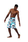 Men's Summer Surfwear Beach Shorts  Quick Dry Print Designs