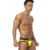 Men's Low Waist Breathable Briefs Mesh Qucik-Dry