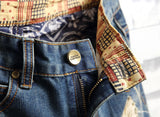 Retro Ripped Men's Denim Short