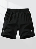 Elastic Waistband Men's Summer Beach Cargo Bermuda Shorts 1-pic or 3-pics