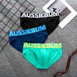 Aussiebum Men's Cotton Briefs Letter Low Waist 1Pc