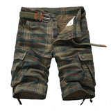 Men's  Plaid Summer Breeches Shorts