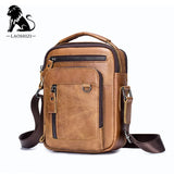 Genuine Leather Men's Shoulder/Crossbody Bag