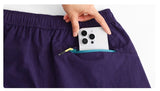 DRUR Women's Nylon Lightweight Summer Shorts With Pockets + Drawstring
