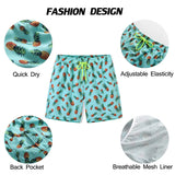 Men's DATIFER Swim Mesh Liner Polyester Quick Dry Print Toons/Graphic Board Shorts