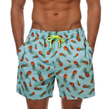 Men's DATIFER Swim Mesh Liner Polyester Quick Dry Print Toons/Graphic Board Shorts