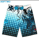 Men's Summer Surfwear Beach Shorts  Quick Dry Print Designs