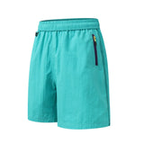 DRUR Women's Nylon Lightweight Summer Shorts With Pockets + Drawstring