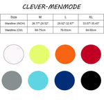 CLEVER-MENMODE Men's Solid Swimwear Beach Seedo Briefs