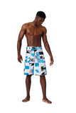 Men's Summer Surfwear Beach Shorts  Quick Dry Print Designs