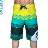 Men's Summer Surfwear Beach Shorts  Quick Dry Print Designs