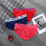 Aussiebum Men's Cotton Briefs Letter Low Waist 1Pc