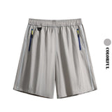 DRUR Women's Nylon Lightweight Summer Shorts With Pockets + Drawstring