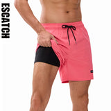ESCATCH Lining Quick-Dry Swim Shorts