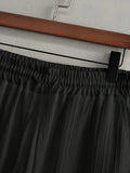 Men's Linen Striped Short-sleeved Shirt and Pants