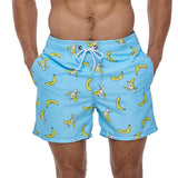 Men's DATIFER Swim Mesh Liner Polyester Quick Dry Print Toons/Graphic Board Shorts