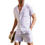Summer Cotton Linen Breathable Beach 2-Pieces