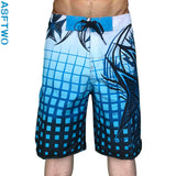 Men's Summer Surfwear Beach Shorts  Quick Dry Print Designs