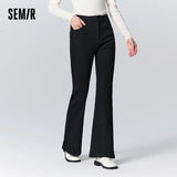 Women's Semir Casual Solid Color Flared Pants